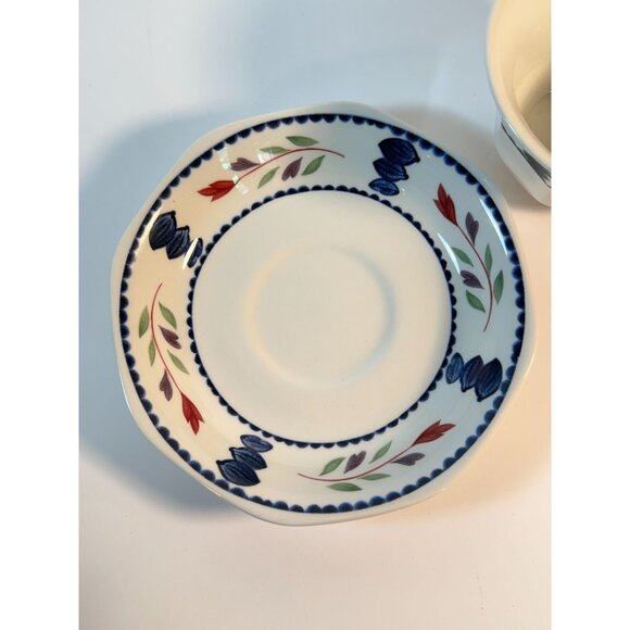 Adams Lancaster English Ironstone Teacup And Saucer - Picture 6 of 8